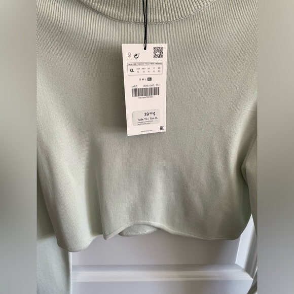 NWT Zara Crop Top - Picture 2 of 3